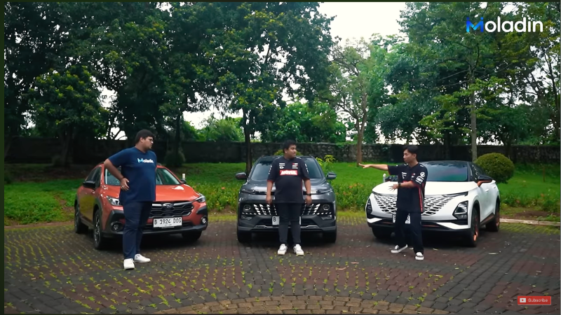 komparasi Wuling Almaz vs Chery Omoda GT vs Subaru Crosstrek