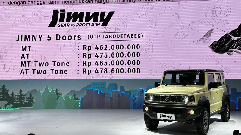 Penjualan Suzuki Jimny 5 pintu di IIMS 2024