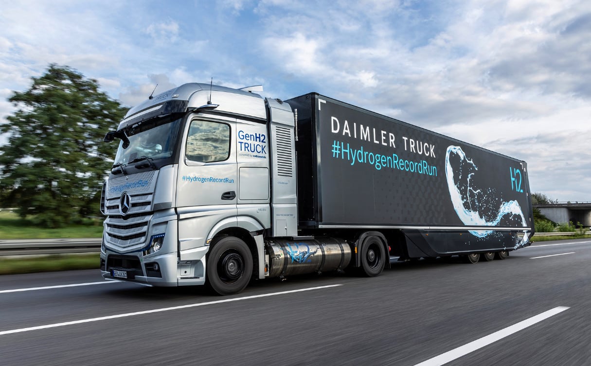 Truk Mercedes-Benz genH2 siap hijaukan Eropa