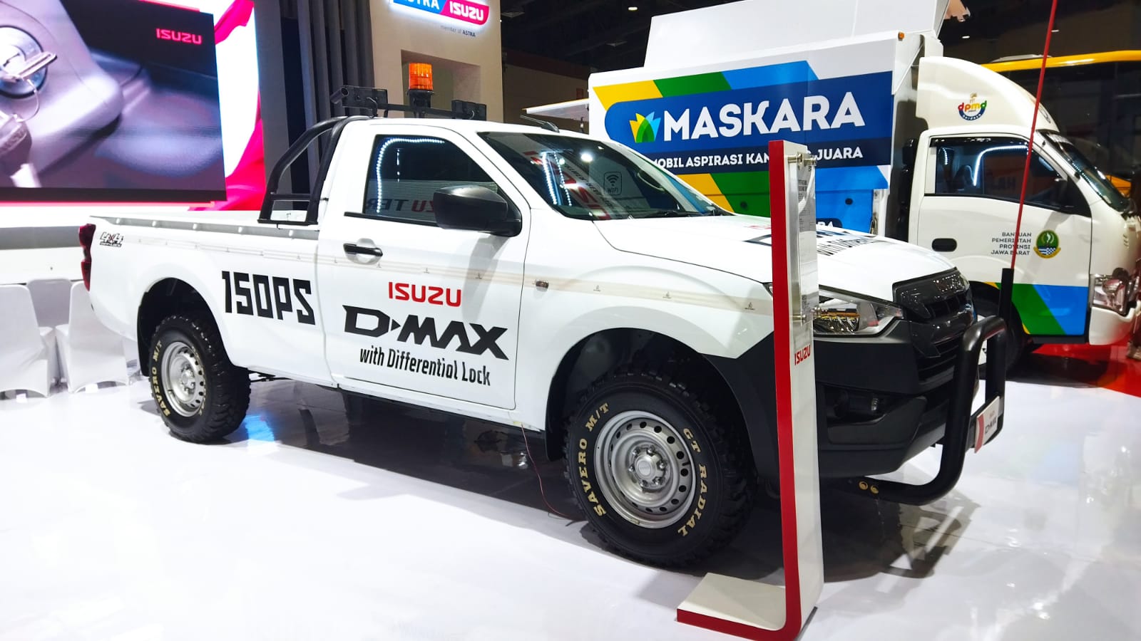 Walau sederhana, model D-Max Single Cabin tetap jadi andalan