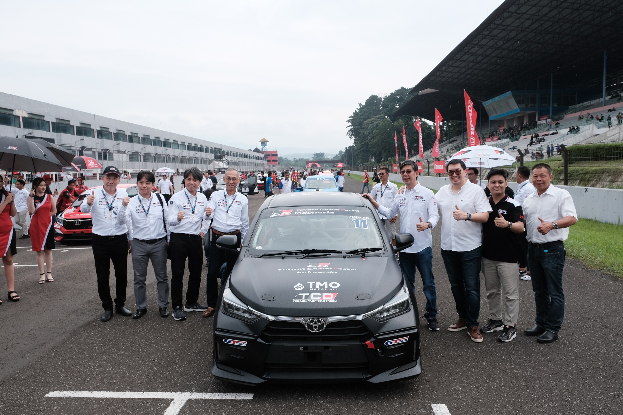 Jordan Johan dengan All New Agya GR Sport tampil gemilang