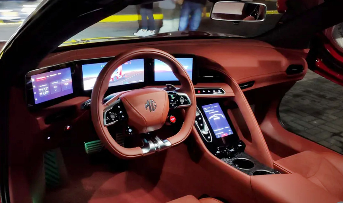 Tampilan kabin spesifikasi MG Cyberster EV