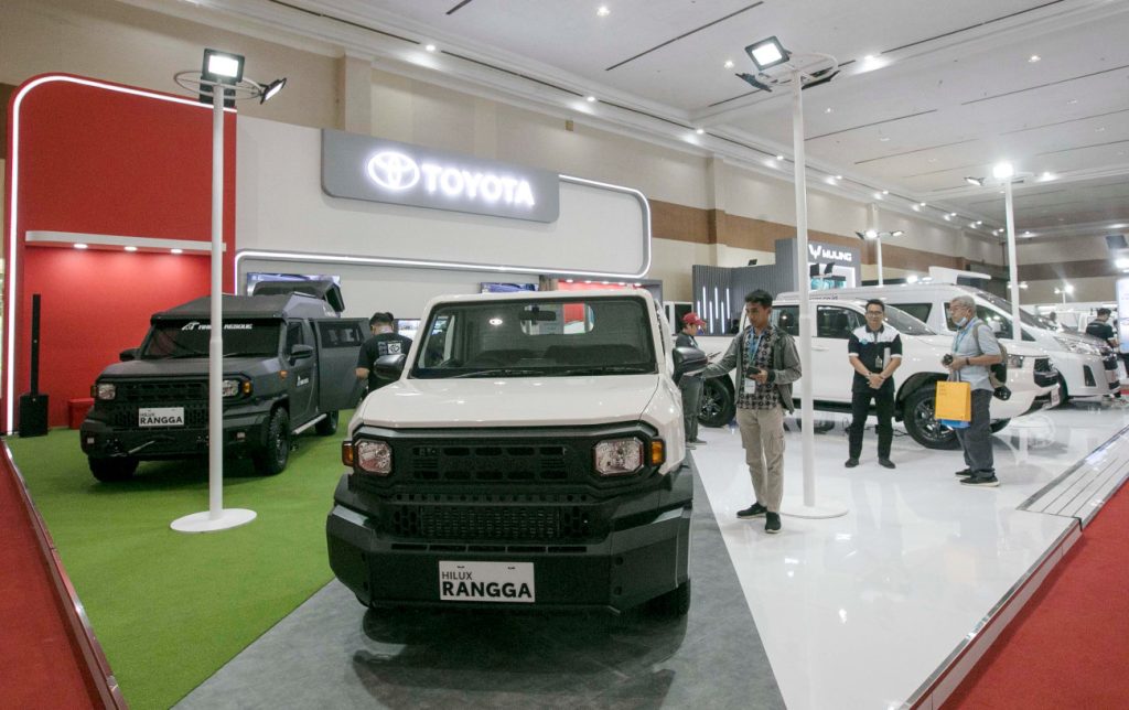 Daftar kendaraan komersial Toyota mejeng di GIICOMVEC 2024