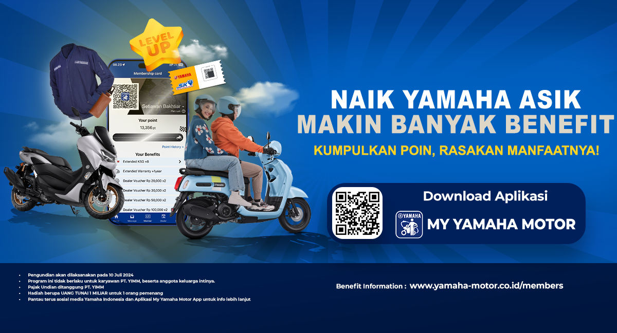 Beli Yamaha bisa berkesempatan raih hadiah Rp 1 miliar