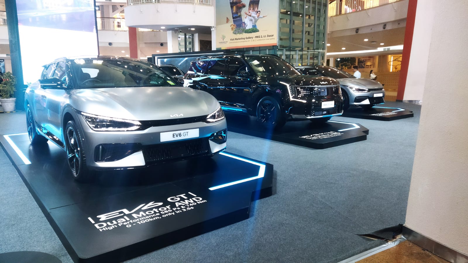 Kia EV9 (tengah) jadi tulang punggung penjualan dibanding EV6 