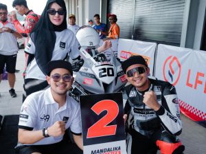 MS Glow For Men Racing Team Raih Podium Dua di Mandalika Racing Series 2024