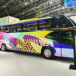 DCVI Ajak Stereoflow Corat-coret Bodi Bus Mercedes-Benz - Tuwaga