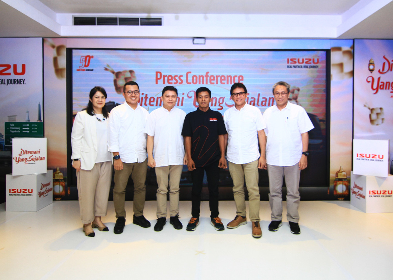 Pengumuman kampanye Isuzu #DitemaniYangSejalan