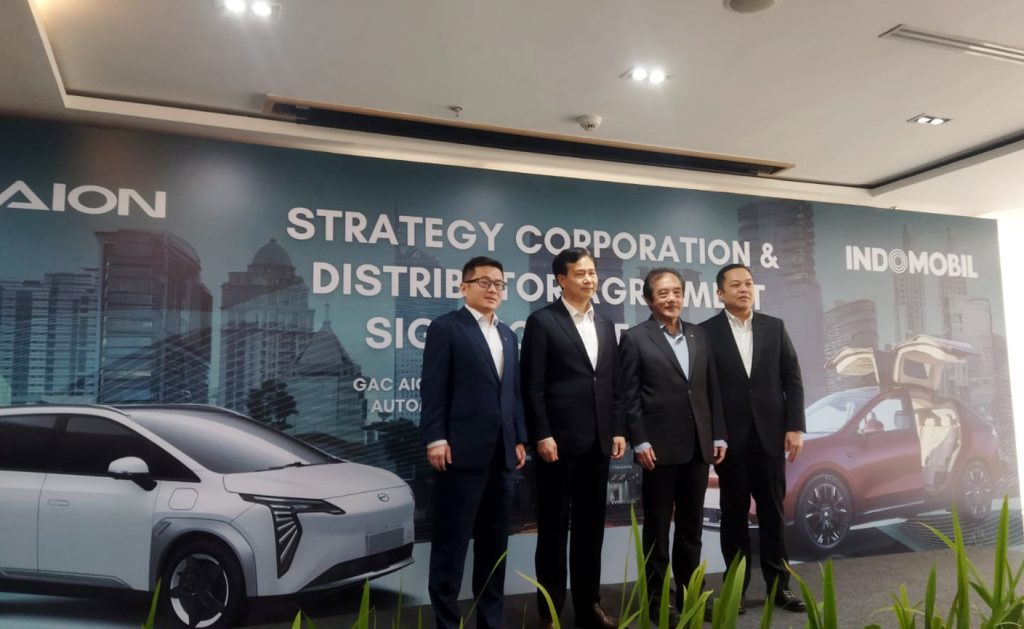 GAC Aion dan Indomobil jalin kerjasama strategis