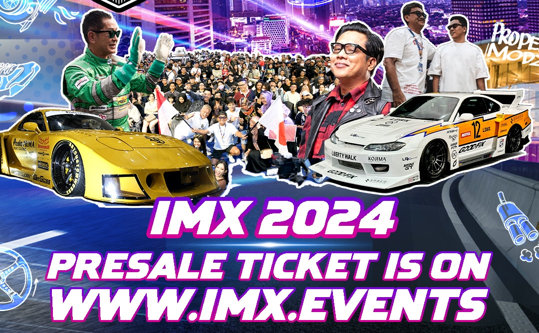 Pecinta Modif Mobil Silahkan Beli Tiket IMX 2024 Early Bird Presale 1 Resmi Dibuka Jangan sampai kehabisan Tiket IMX 2024 Early Bird Presale 1
