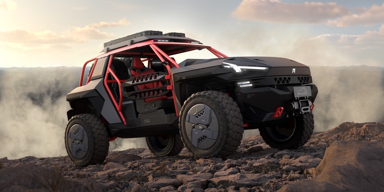 M-Hunter memiliki kemampuan off-road yang baik