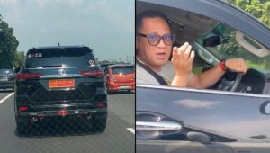 Fortuner Plat TNI Bikin Heboh, Ini Solusi Mengontrol Emosi Saat Berkendara