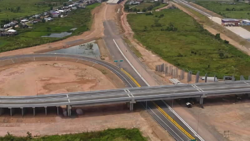 Pembangunan tol Kapalbetung terus digenjot oleh Kementrian PUPR. Foto: Istimewa