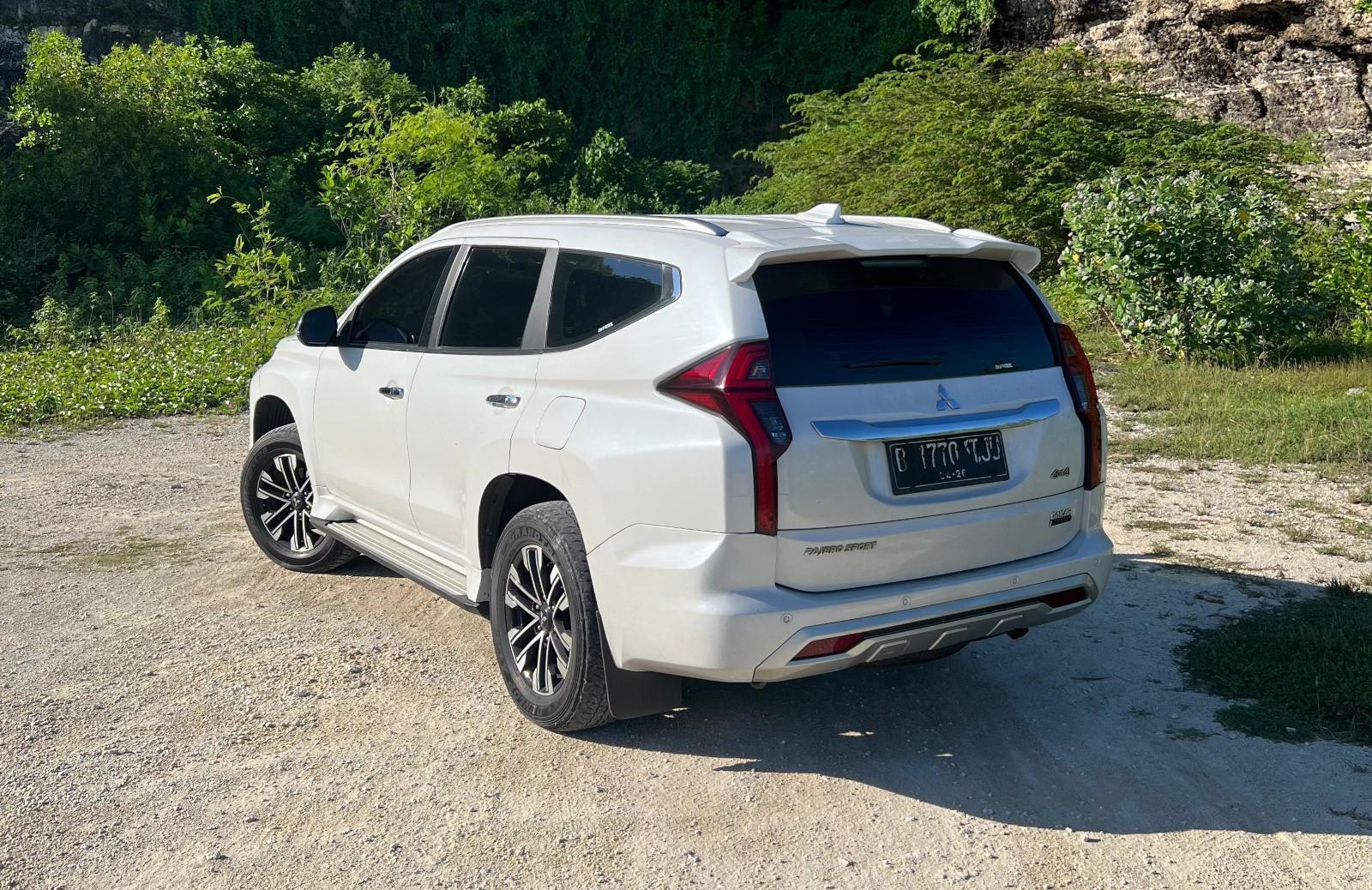 Penjelajah Sejati Pakai Mitsubishi Pajero Sport Rute Jakarta-Bali Bantingan suspensi Mitsubishi Pajero Sport terasa empuk dan nyaman