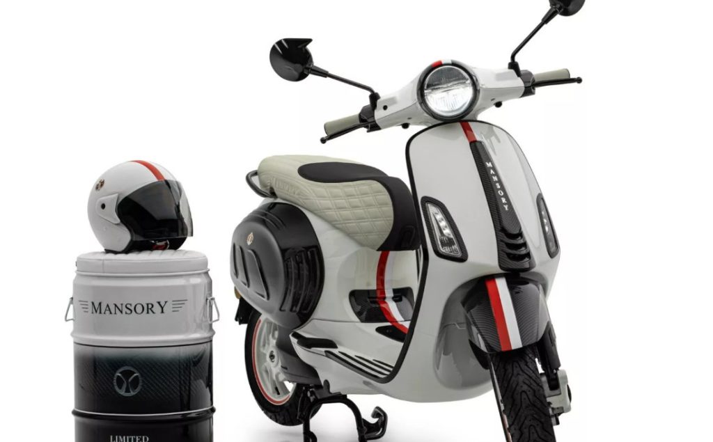 Referensi Modifikasi Vespa Elettrica besutan Mansory