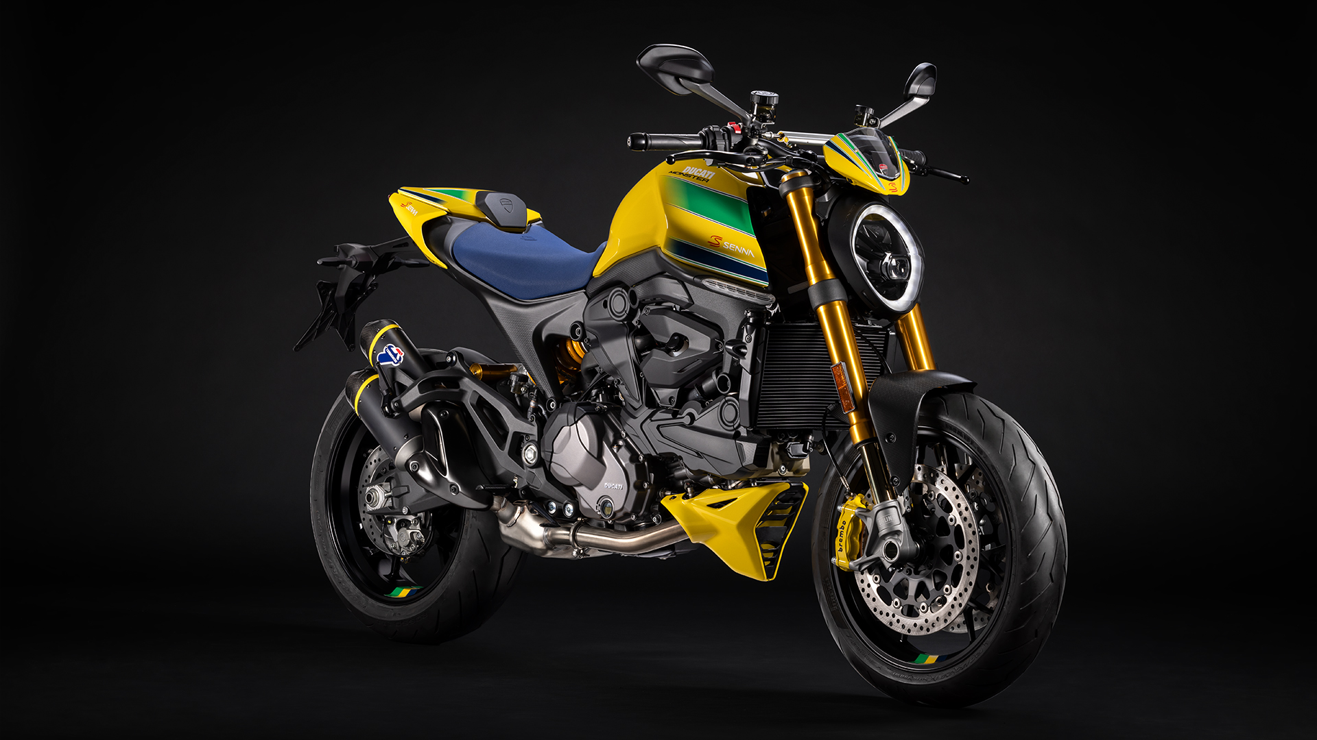 Sederet part khusus melekat di Spesifikasi Ducati Monster Senna