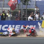 Marc Marquez Tersungkur di Kualifikasi 1 MotoGP Le Mans, Jorge Martin dan Pecco Ngacir