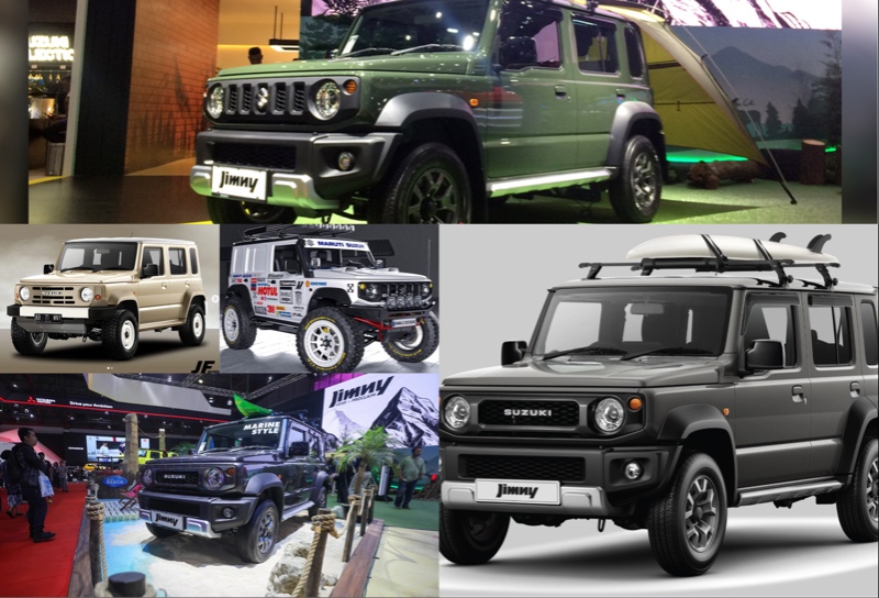 Modifikasi Suzuki Jimny 5 pintu