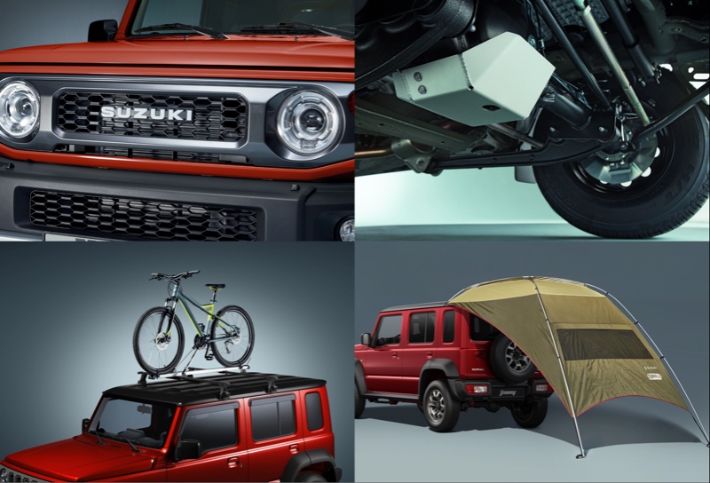 Daftar lengkap aksesori Jimny 5 pintu