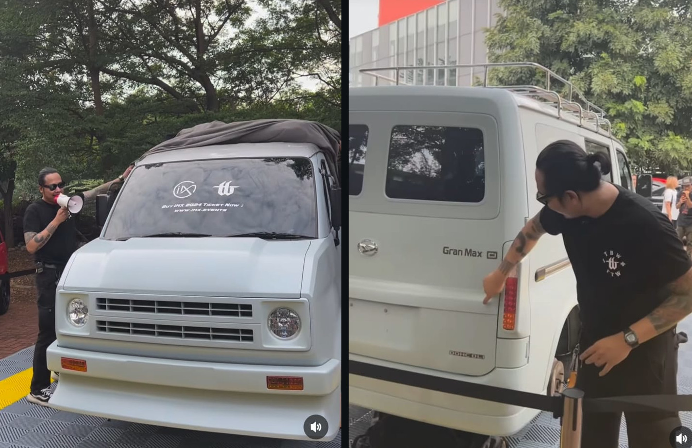 Spesifikasi Daihatsu Gran Max GH Style Jadi Magnet Community Meet Up IMX 2024 Ubahn eksterior mulai dari bumper depan, bumper belakang, kaca bagasi dan penambahan roofrack