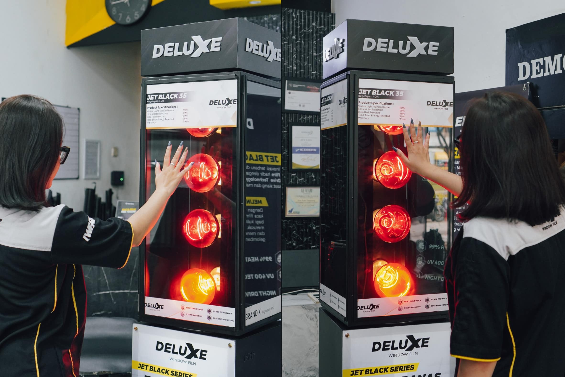 Spesifikasi Kaca Film Deluxe, Murah Berkualitas Penghalau Panas Harga Rp 1 Jutaan Kaca Film Deluxe dibekali Perlindungan UV400