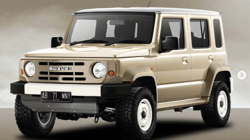 Modifikasi Suzuki Jimny 5 pintu