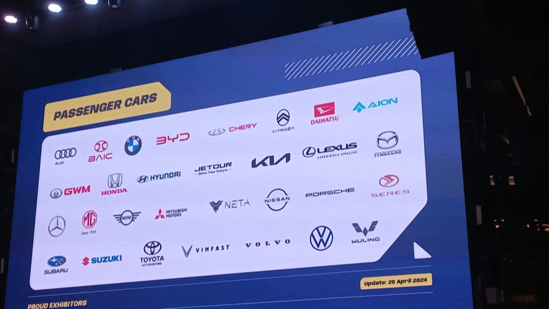 Peserta GIIAS 2024 mulai dibanjiri brand Cina