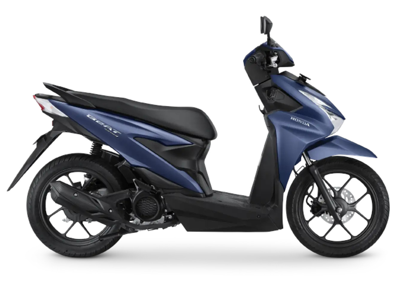 Honda BeAT baru memiliki dimensi panjang 1.876 mm, lebar 669 mm dan tinggi 1.080 mm