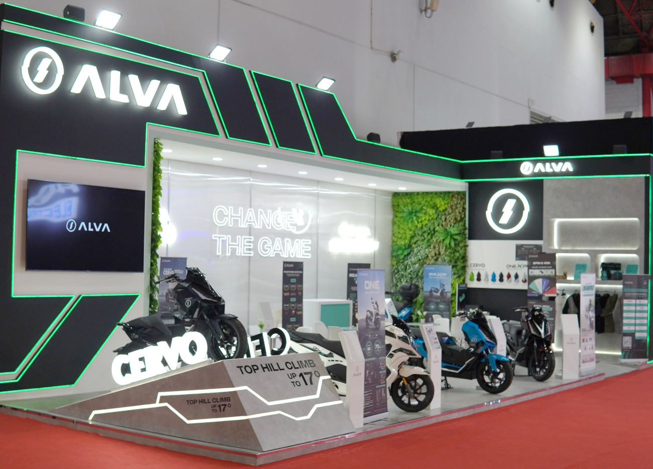 Booth Alva di Hall A No. 34 Jakarta Fair 2024