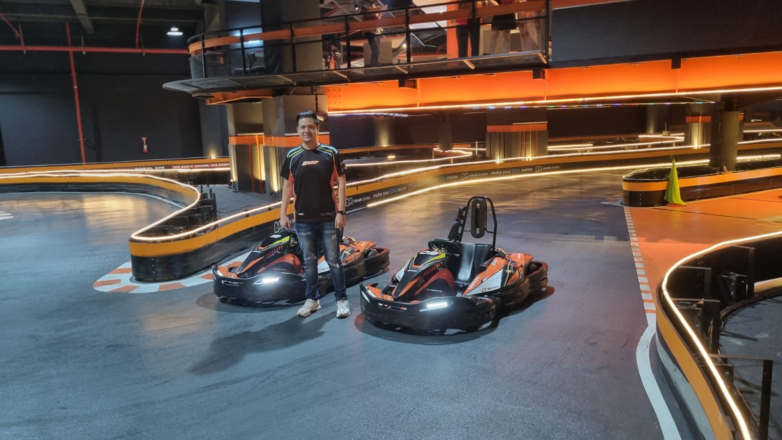 Daniel Sugiharto, Chief Executive Officer Barcode Gokart, Rabu (19/6) di Mall of Indonesia