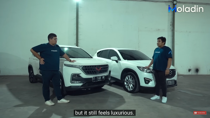 Wuling Almaz SE MT 2021 vs Mazda CX-5 2.5 2014