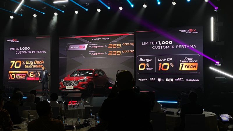 Harga Chery Tiggo 5X termurah Rp 249 juta kini dikorting Rp 10 juta jadi Rp 239 juta
