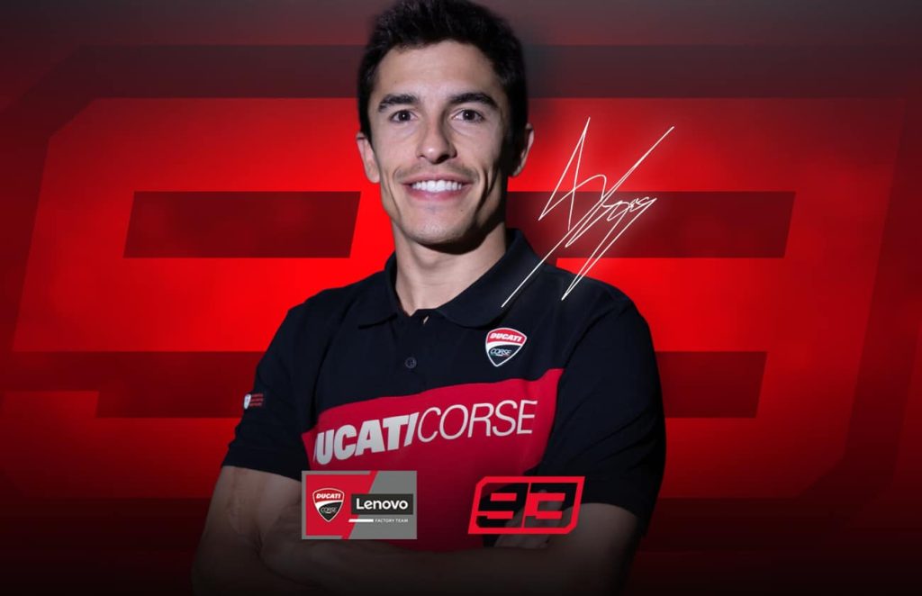 Marc Marquez Gabung Tim Ducati Lenovo