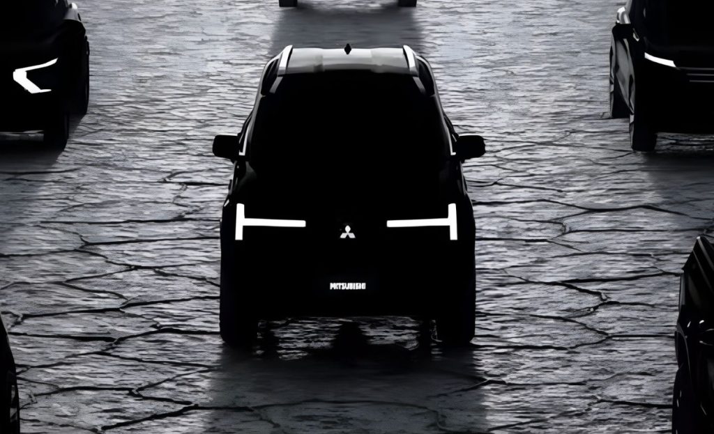 Teaser diduga bocoran Mitsubishi Pajero Sport baru