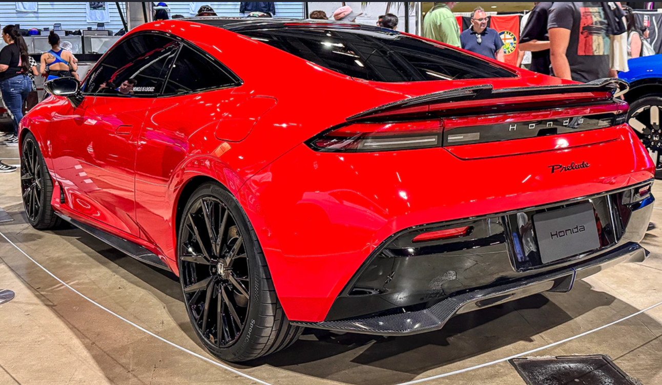 Honda Prelude Baru Siap Dijual di Eropa, Hadir di Goodwood Festival Buritan Honda Prelude Concept terlihat begitu sporty