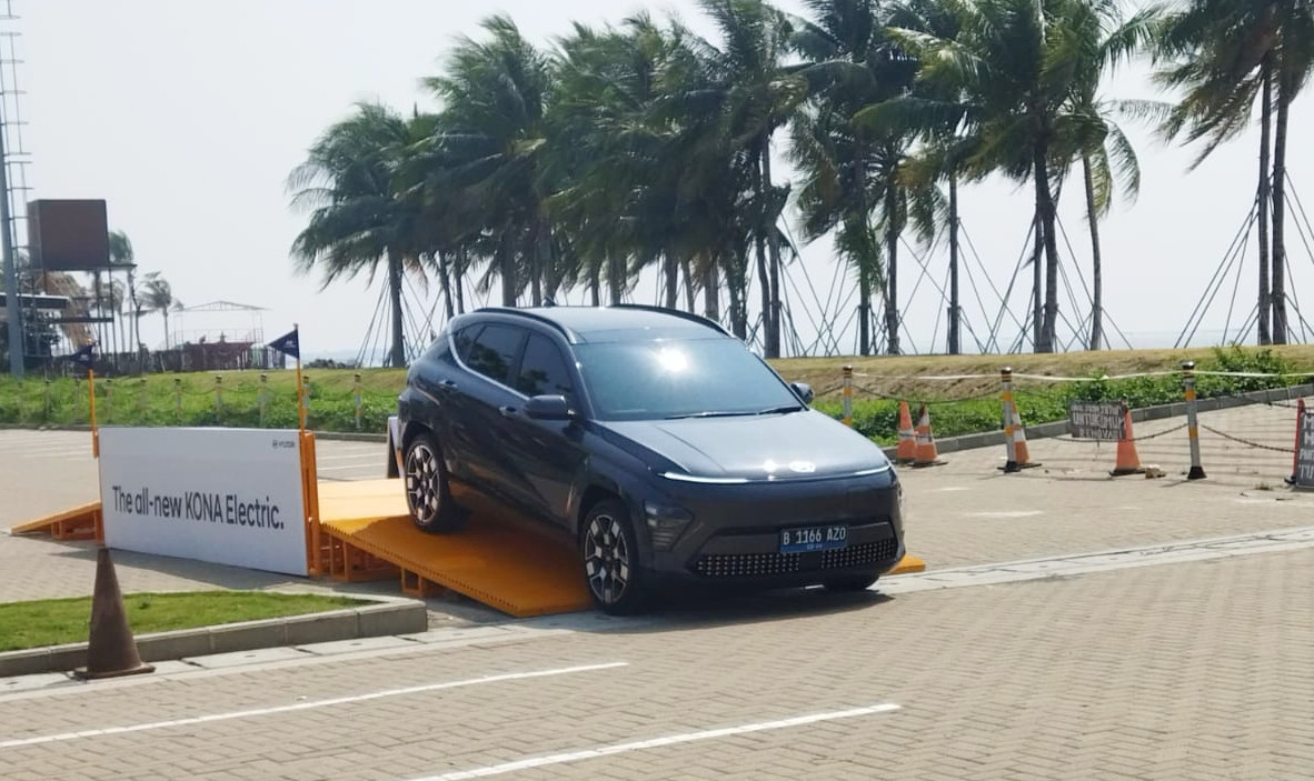 Approach angle Kona Electric cukup oke