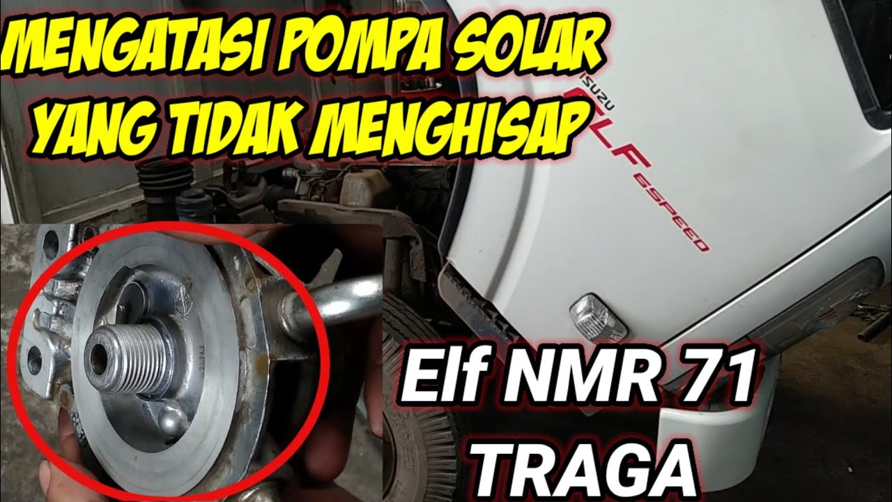 Filter bahan bakar di Isuzu Elf NMR lama