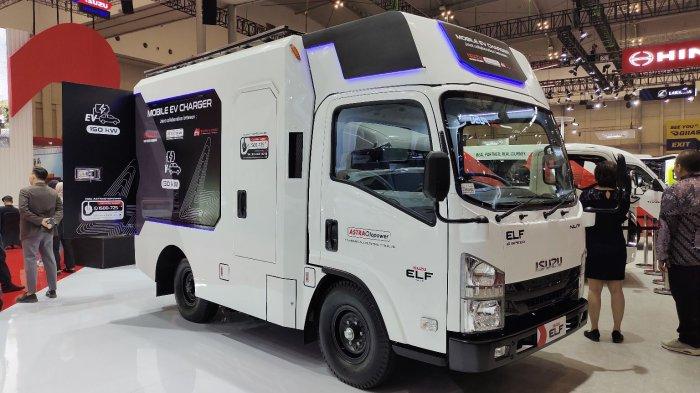 Daftar Karoseri Terbaik Partner Isuzu Untuk Merambah Berbagai Industri mobil mobil elektrifikasi isuzu yang ditampilkan di giias 2024