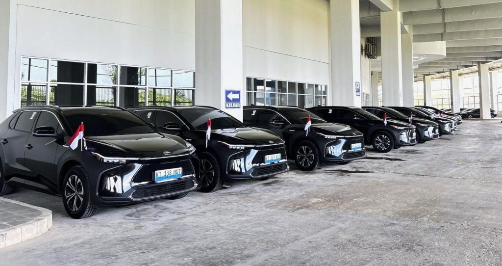 40 Unit Toyota bZ4X Dukung Perayaan HUT RI ke-79 di IKN