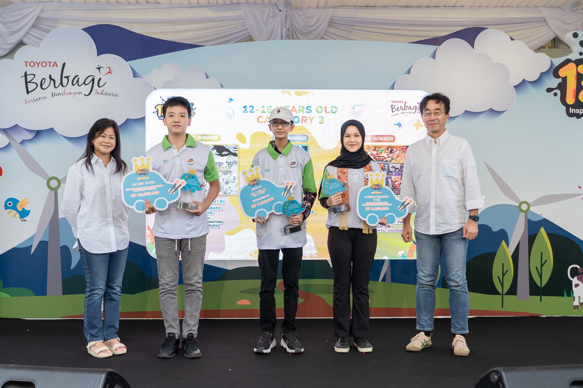 Karya Anak Indonesia Jadi Pemenang Utama Toyota Dream Car Art Contest ke-17 di Jepang Karya Anak Indonesia Jadi Pemenang Utama Toyota Dream Car Art Contest ke-17 di Jepang