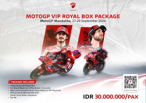 Tebus Paket VIP Royal Box Ducati Indonesia Rp 30 Juta, Nonton MotoGP di Mandalika Serasa Raja