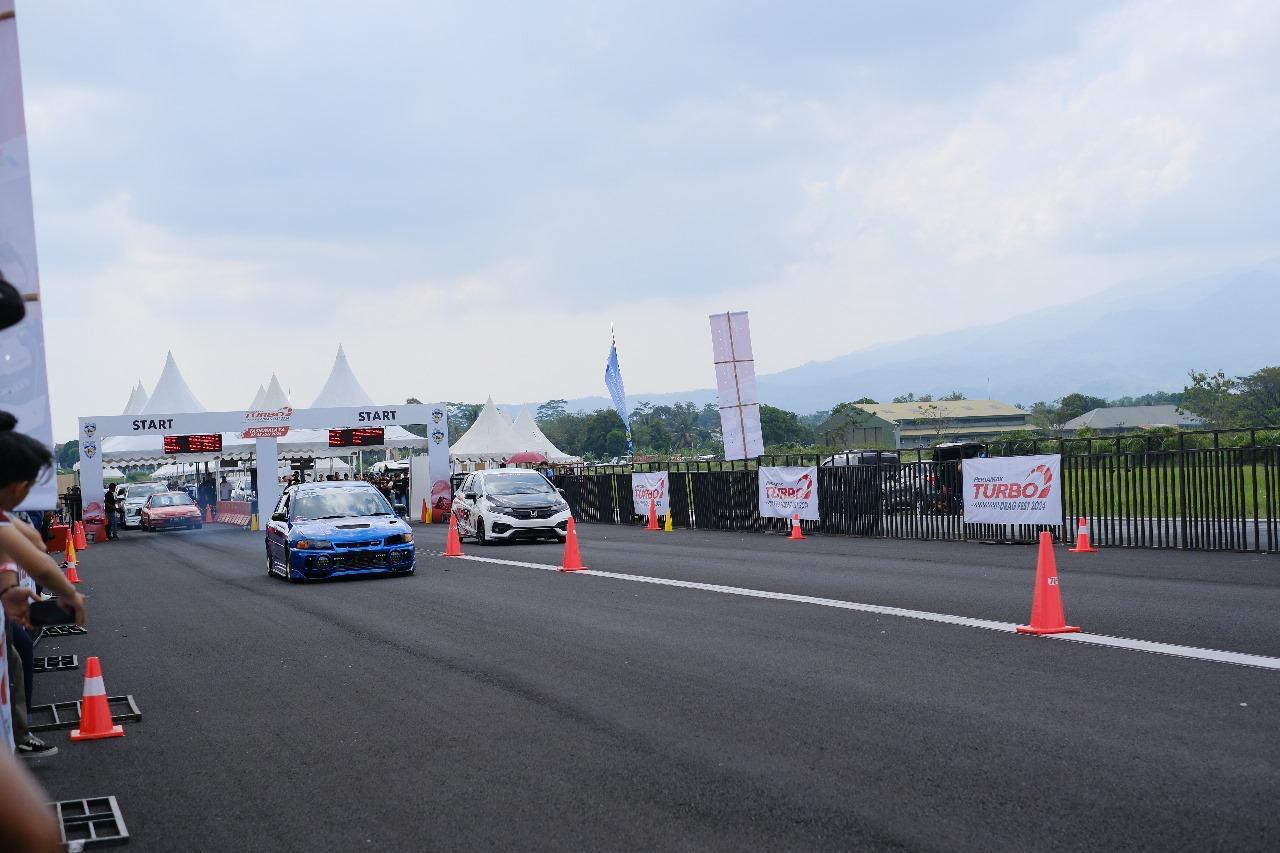 Putaran final Pertamax Turbo Drag Fest 2024
