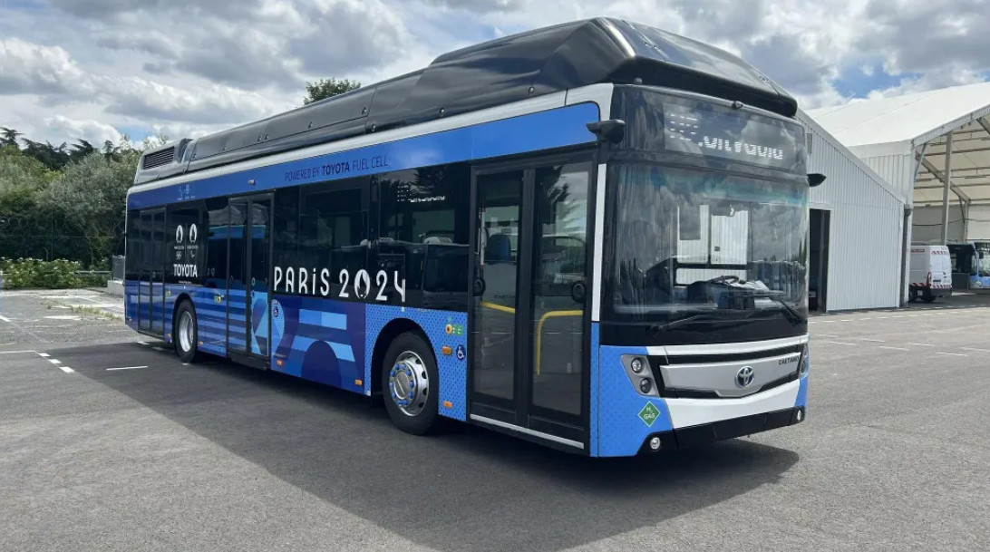 Ini dua Toyota bus FCEV untuk Olimpiade Paris 2024