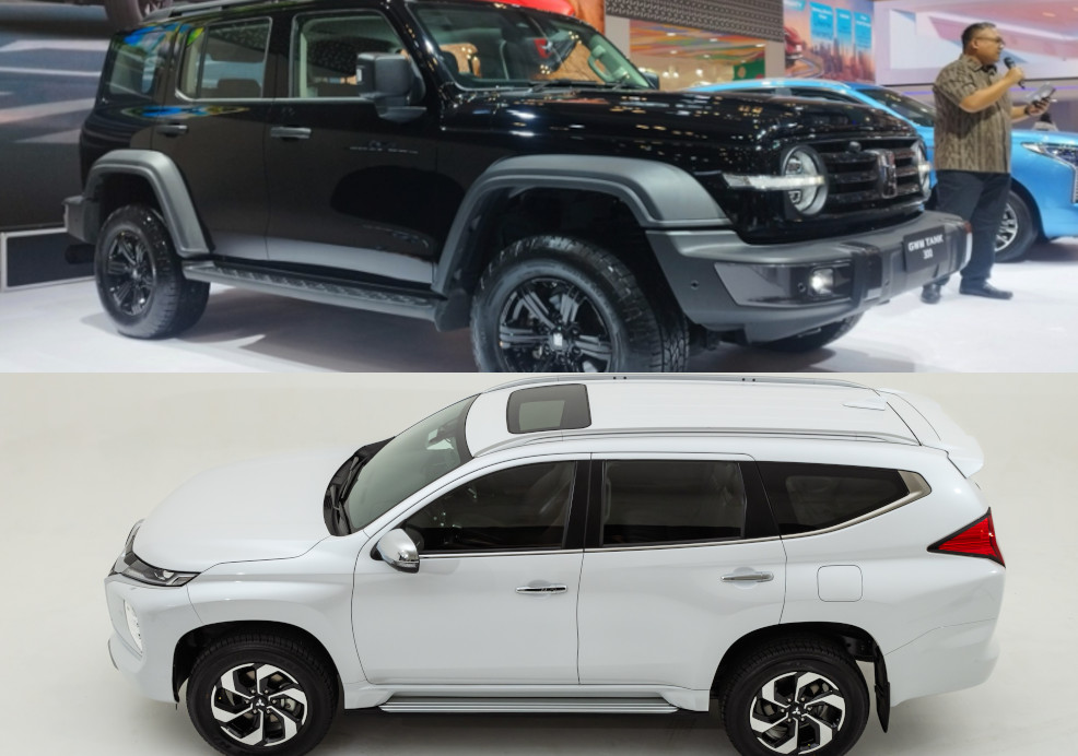 Komparasi Tenaga GWM Tank 300 HEV vs New Mitsubishi Pajero Sport