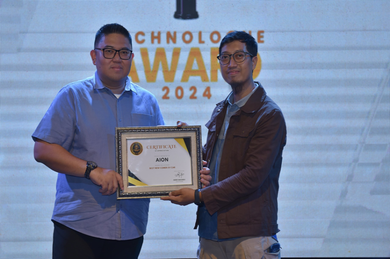 AION Indonesia raih penghargaan di Technologue Award 2024
