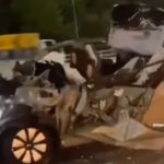 Kecelakaan Pertama Wuling Bingou EV, Bodi Atap Robek Parah