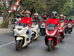 Begini Cara Komunitas Honda PCX Menyemarakkan Hari Kemerdekaan Indonesia
