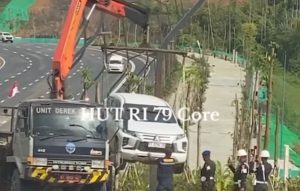 Viral! Pajero Sport Kena Derek ‘Terbang’ di IKN Karena Parkir Sembarangan