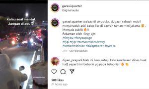 Peserta Balap Liar Kena Mental Diseruduk SUV Plat Dinas TNI dan Terancam Kurungan 18 Bulan!