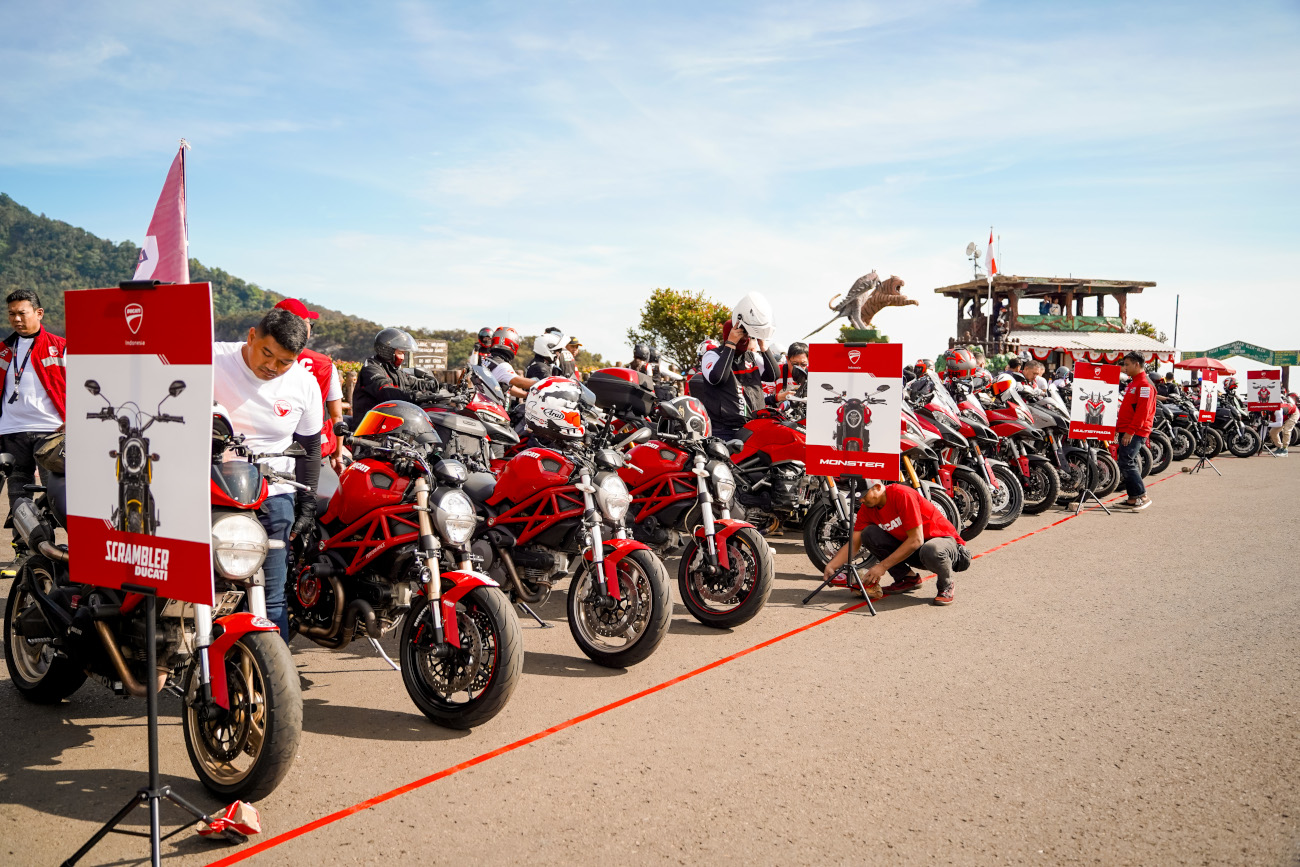 Munas Ducati Official Club Indonesia Sahkan Presiden Baru Jajaran Ducati Scrambler milik anggota komunitas DOCI